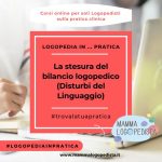 La stesura del Bilancio Logopedico
