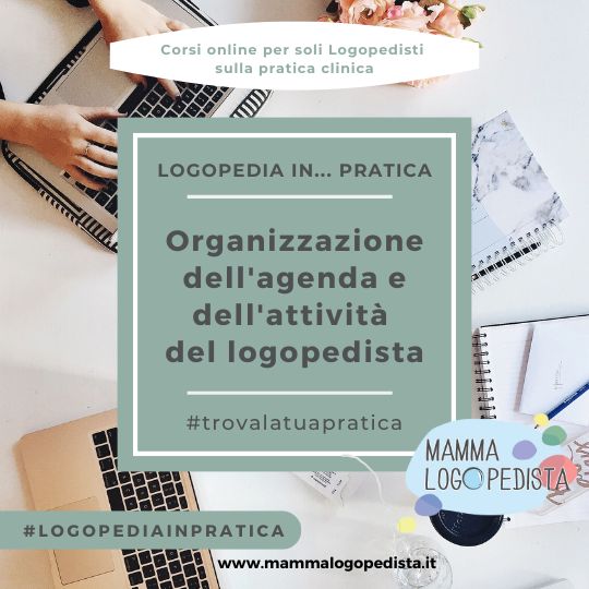 Organizzazione dell'agenda e dell'attività del Logopedista